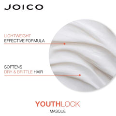 Joico Youthlock Treatment Masque, Formulated with Collagen, Hair Mask Treatment to Reduce Breakage and Frizz, 150mL