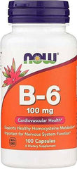 Now Foods B-6 100mg 100cap