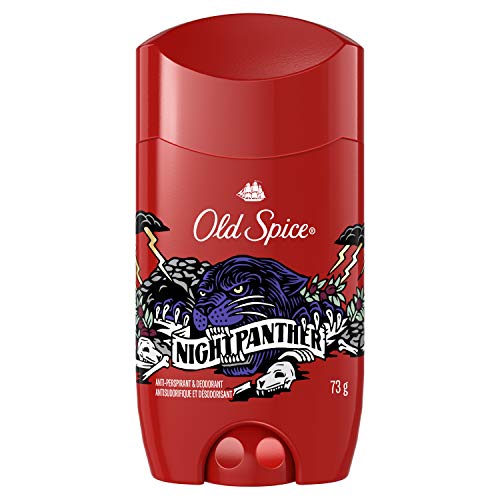 Old Spice Deodorant for Men Wild Collection, Invisible Solid, Night Panther, 73g