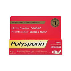 Polysporin plus pain Relief Antibiotic Cream 30g 30 gram