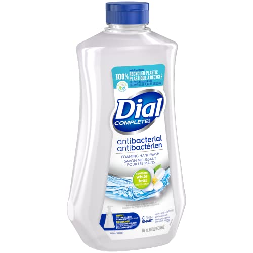 Dial Complete Antibacterial Foaming Hand Wash Refill Soothing White Tea 946 ml Plastic Bank