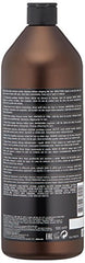 Redken Brews Shampoo, Daily Shampoo For Men, Lightweight Cleanser For All Hair Types,With Protein, Moisturizing, Essentials for Men, Perfect for Suitcase or Gym, 1000 ML