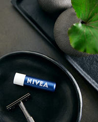 NIVEA MEN Active Lip Balm, (2 X 4.8g) | Made with Jojoba Oil & Shea Butter, 24H Hydration