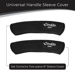 StrollAir - Universal Handle Sleeve Cover for Stroller Grip Bar - Comfortable, Ergonomic, Luxurious, Durable, Easily Washable (9 Inches)