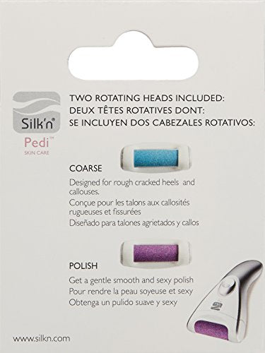 Silk’n Pedi Callus Remover Device Refill Rollers for Home Pedicures and Soft Feet