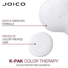 Joico K-Pak Color Therapy Color Protecting Shampoo, for Damaged, Conditioning, Heat Protectant with Argan and Keratin, Sulfate Free