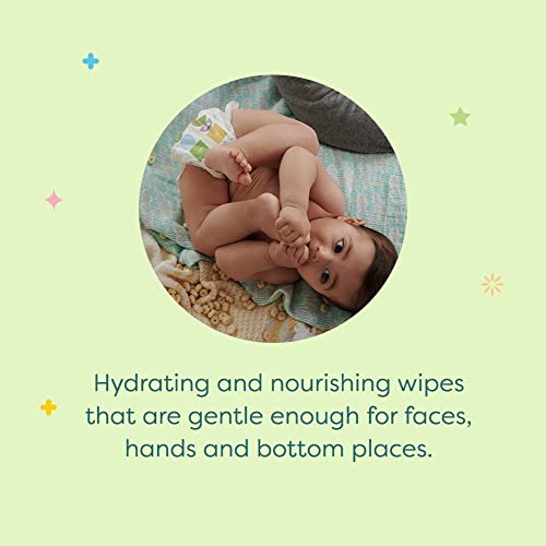Babyganics Unscented Baby Wipes, Plant-Derived and Non-Allergenic Wipes Perfect for Faces, Hands, and Baby's Body, Fragrance and Dye Free, 80 Wipes