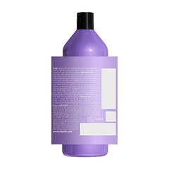 Matrix So Silver Purple Shampoo, Neutralizes Yellow Tones, Neutralizes Brassy Tones, Tones Blonde and Silver Hair, For Blonde, For Silver Hair, For Grey Hair, 1000ml (Packaging May Vary)