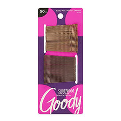 Metallic Finish Bobby Pin,50Ct Brunette