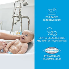 EUCERIN AQUAPHOR Baby Wash & Shampoo for Baby's Sensitive Skin, 500mL | Baby Body Wash | Provitamin B5 | Fragrance-free Body Wash | Recommended by U.S. Pediatricians