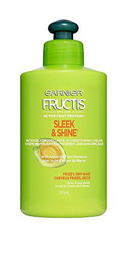 Garnier Fructis Sleek & Shine, Leave In Cream, 300 mL - Zecoya