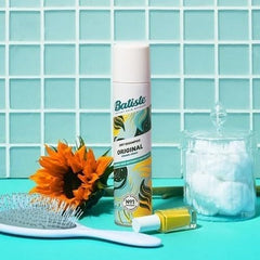 Batiste Dry Shampoo Spray, Original Scent, Mini Size, Refresh Hair and Absorb Oil Between Washes, Waterless Shampoo for Added Hair Texture and Body, 50-ml Travel Size