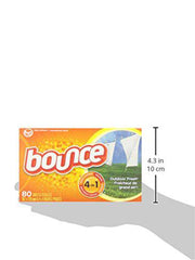 Bounce Dryer Sheets, Outdoor Fresh - Zecoya