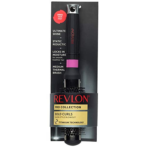 Revlon Smoothstay Titanium Round Thermal Brush, Medium