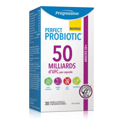 Progressive Perfect Probiotic Adult 50+ 50B, 30 Count
