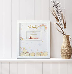 Baby Shower Guest Book Alternative - Boho Rainbow