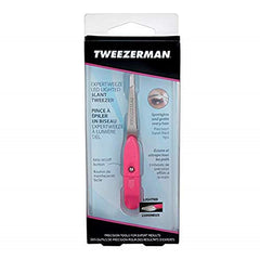 Tweezerman Tweezweman: expertweeze lighted Slant Tweezer, 1 Count (1278-R)