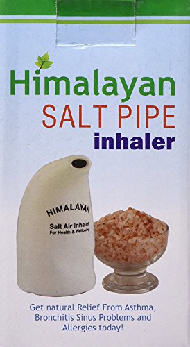 YOGTI Himalayan Salt Inhaler with 100g Authentic Himalayan Pink Food Grade Salt, Respiratory Aid for Asthma and Allergies