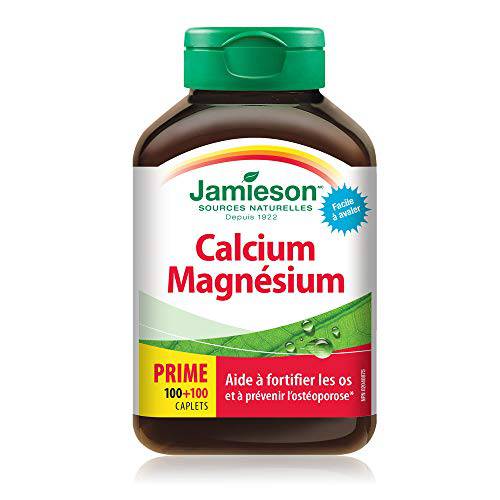 Jamieson Calcium Magnesium, 200 Count (Pack of 1)