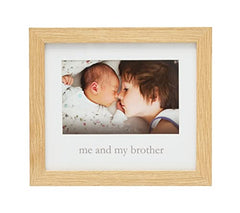 Kate & Milo Me & My Brother Frame, Sibling Keepsake Frame, Baby Nursery Décor Wall Art Picture Frame, Multi (95465)