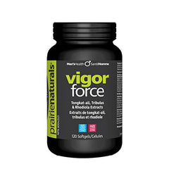 Prairie Naturals Vigor force endurance and stamina for men softgels, 120 Count