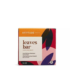 ATTITUDE Hair Shampoo Bar, EWG Verified and Plastic-free Beauty Care, Vegan and Cruelty-free, Nourishing, Sandalwood, 113 g