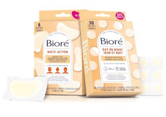 Bioré Multi Action Blemish & Oil Absorbing Acne Patches | Hydrocolloid Patch for Oily Skin, Large Patches, 6Ct