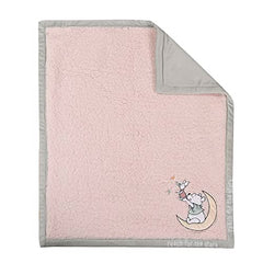 Disney Winnie The Pooh My First Blankie Sherpa Blanket, 30"x36" Pink Piglet Fluffy Premium Blanket for Baby Girl Soft Warm Cozy Toddler, Infant or Newborn Blanket for Crib, Stroller, Travel, Nursery