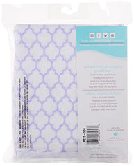 Kushies Deluxe Change Pad Terry, White/Lilac Ornament