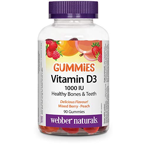 Vitamin D3 Gummies 1000 IU Mixed Berry · Peach