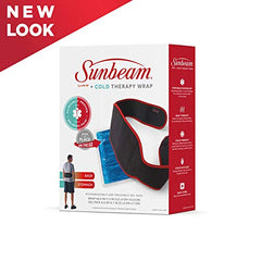 Sunbeam Hot and Cold Therapy Back Wrap, Black