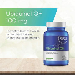 SISU Ubiquinol QH 100 mg 60 SG, Pack of 1