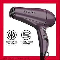 Revlon 1875W Quick Dry Hair Dryer - Lightweight and Compact