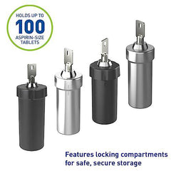 Ezy Dose Ezy Dose Locking Container │Secure Small Valuable Items │Durable Nylon Canister Locks with Key