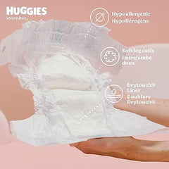Diapers Size 4 - Huggies Overnites Night Time Disposable Diapers, 21ct, Jumbo Pack