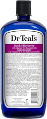 Dr Teal's Foaming Bath with Pure Epsom Salt Black Elderberry with Vitamin D & Essential Oils