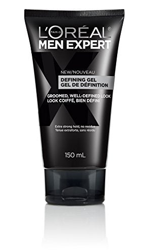 L'Oreal Paris Men Expert Defining Gel, Strong Hold Hair Gel for Men, 150 ML