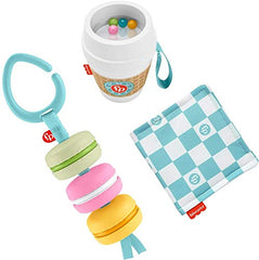 Fisher-Price Bakery Treats Gift Set, 3 food-themed baby toys and teether for infants ages 3 months and up