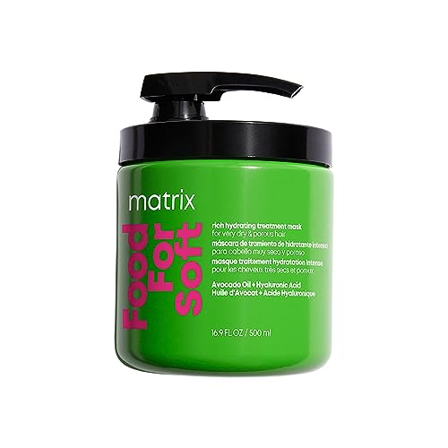 Matrix Rich Hydrating Treatment Hair Mask for Very Dry & Porous Hair,Hydrating Treatment Mask for Dry,Brittle Hair,Moisturizes,Softens,Smooths,With Avocado Oil & Hyaluronic Acid 500ml