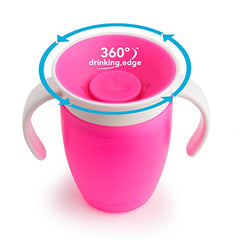 Munchkin 7oz Miracle 360 Trainer Cup - Pink