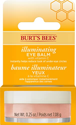Burt's Bees Illuminating Eye Balm with Vitamin C, 100% Natural Origin, 7.08g