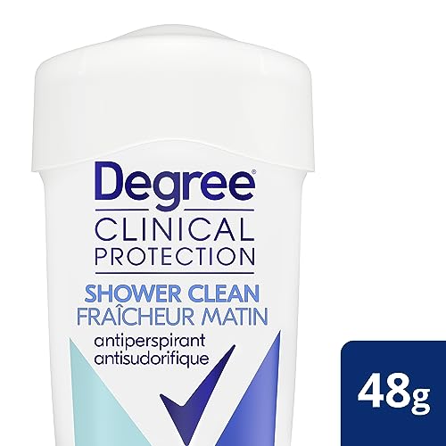 Degree Clinical Protection Antiperspirant Stick Deodorant for Women for 72H Sweat & Odour Protection Shower Clean with advanced technology 48 g