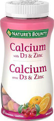 Nature's Bounty Calcium with D3 & Zinc Gummies