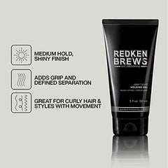 Redken Brews Grip Tight Holding Gel, 5.1 oz, 5.0 fluid_ounces (2522856)