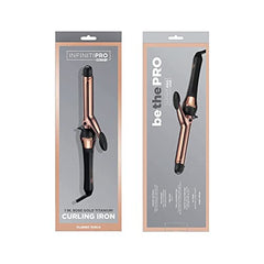 Conair Infinitipro Rose Gold Titanium Curling Iron, 1-Inch