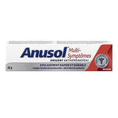 Anusol Multi-Symptom Hemorrhoidal Ointment, Hemorrhoid Relief Cream, 30g