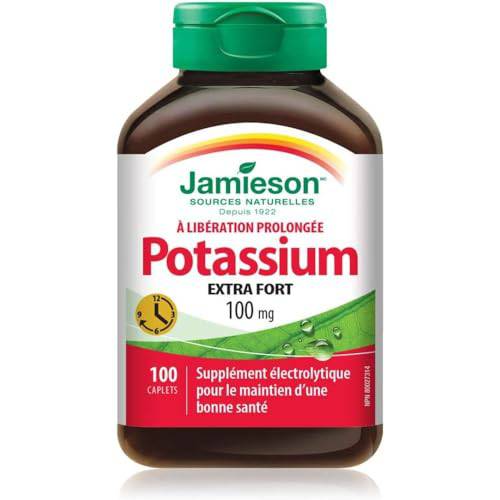 Jamieson Potassium 100mg 100 Caplets