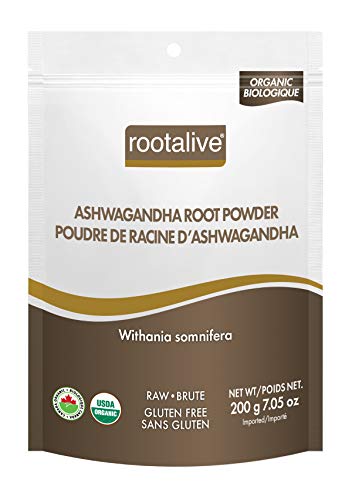 Rootalive Organic ashwagandha root powder 200g