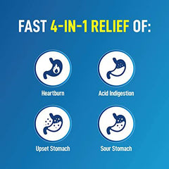 Alka-Seltzer Antacid Heartburn Relief Effervescent Tablets - Extra Strength Antacid Tablets For Heartburn, Acidity, Upset Stomach, Sodium Bicarbonate And Citric Acid, 24 Effervescent Tablets