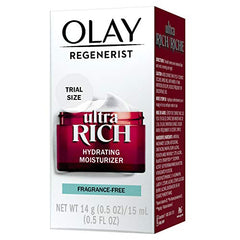 Olay Regenerist Ultra Rich Face Cream, Face Moisturizer with Vitamin B3, Niacinamide, Fragrance-Free, Travel/Trial Size